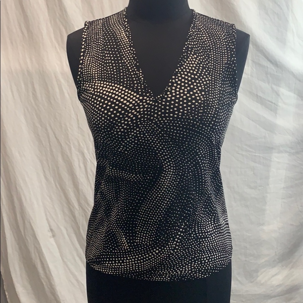 NWOT DKNY polka dot top